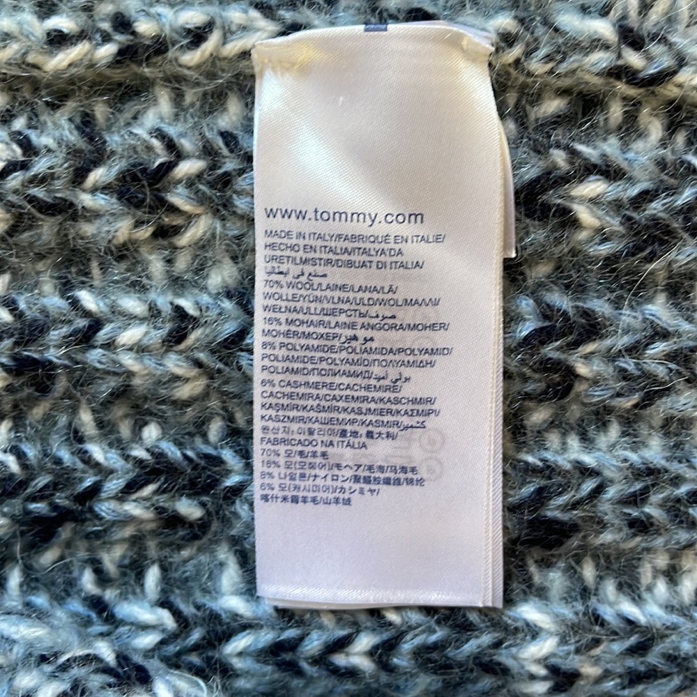 Hilfiger Collection Color Block Turtleneck Poncho… - image 5